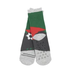 Calze antiscivolo bimbo girgio “soccer”