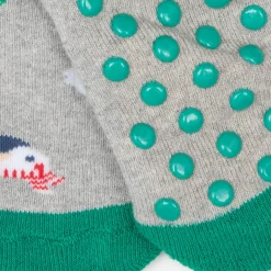 Calze antiscivolo unisex grigie “christmas”