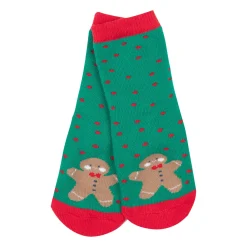 Calze antiscivolo unisex verdi “christmas”