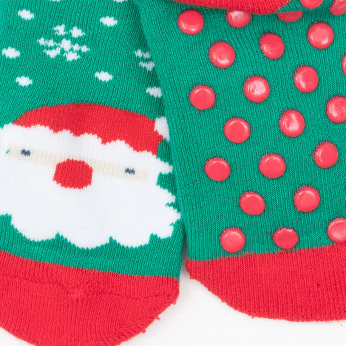 Calze antiscivolo unisex verdi “christmas”