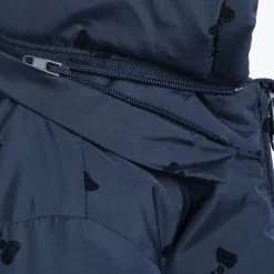 Capo spalla blu fantasia fiocchi – chicco