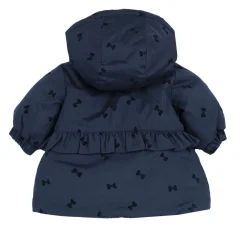 Capo spalla blu fantasia fiocchi – chicco