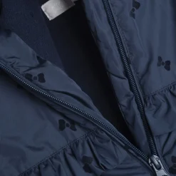 Capo spalla blu fantasia fiocchi – chicco