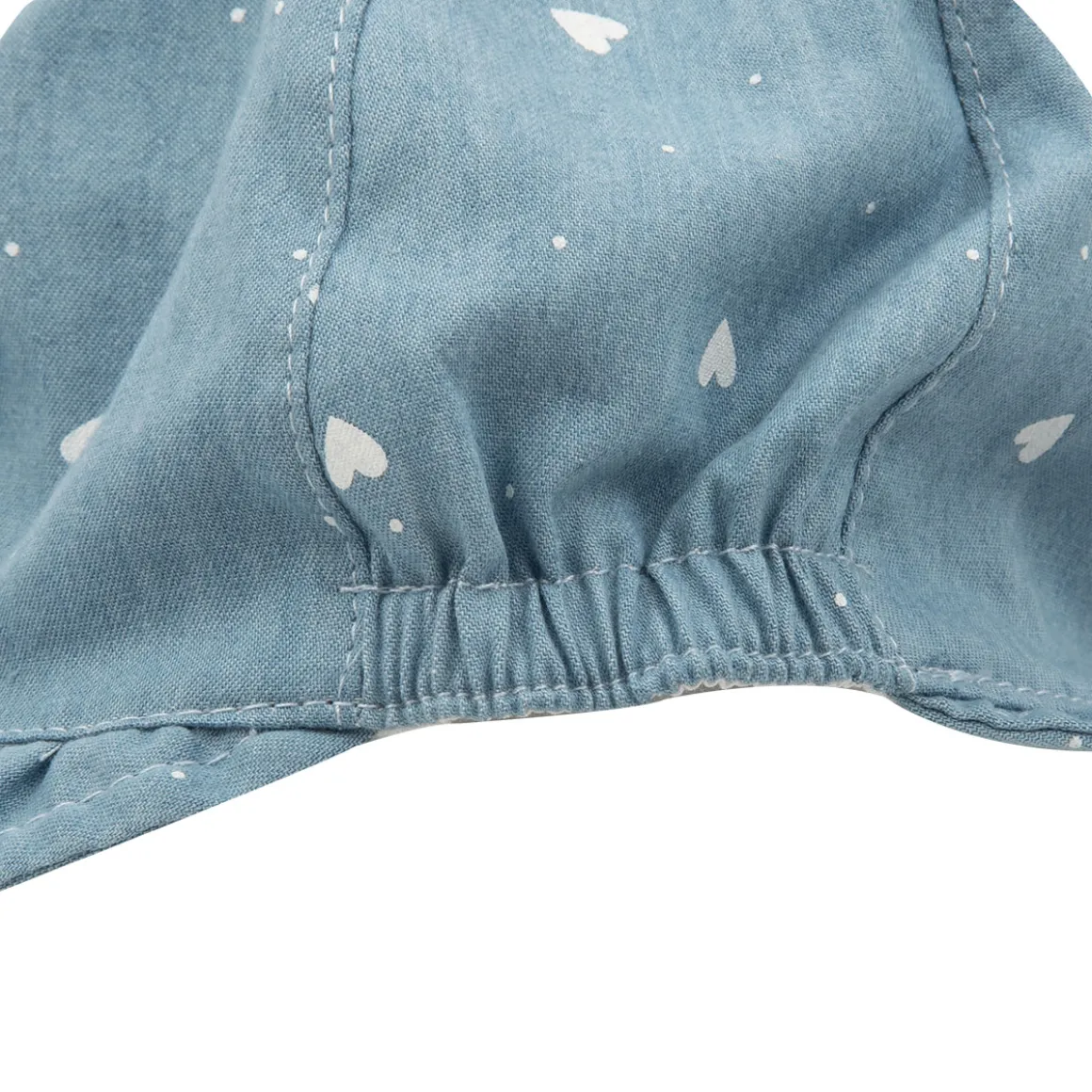Cappellino casual bimba blue denim stampato