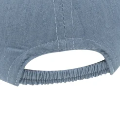 Cappello da baseball bimba finto denim “gattino” con orecchie