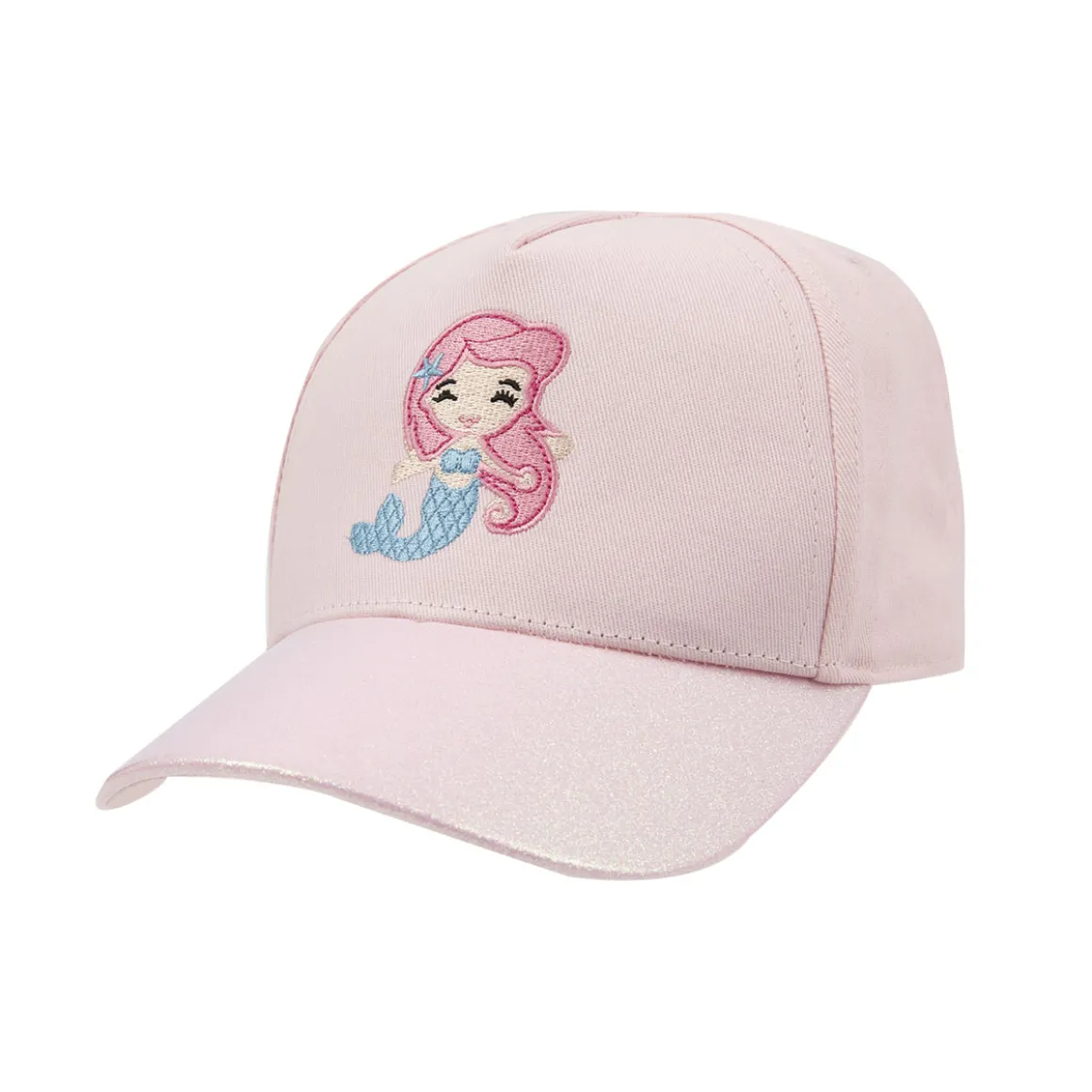 Cappello da baseball bimba rosa sirena
