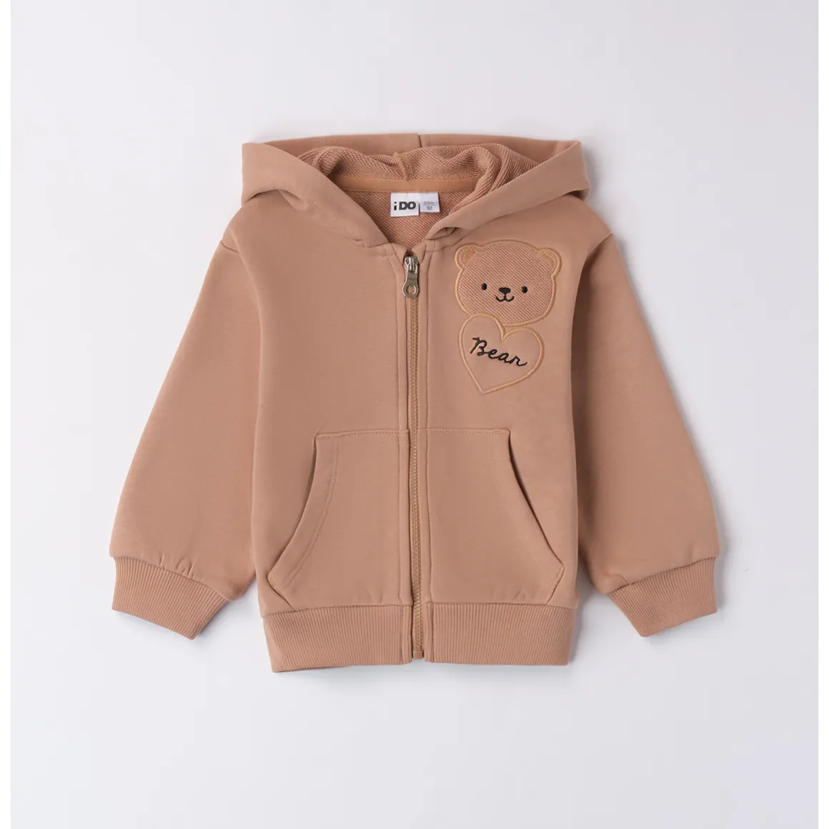 Cardigan felpa biscotto