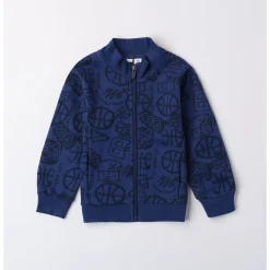 Cardigan felpa fantasia basket