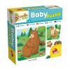 Carotina baby puzzle il bosco – 6 puzzle animali in cartone per bambini