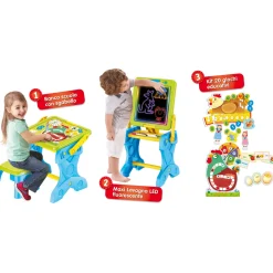 Carotina banchetto lavagna led 3 in 1