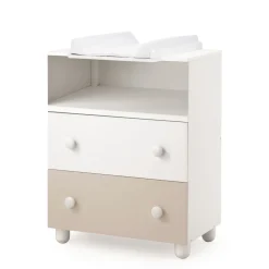 Cassettiera easy dresser tortora – italbaby
