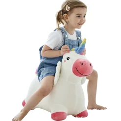 Cavalcabile gonfiabile unicorno – baby smile – 18m+