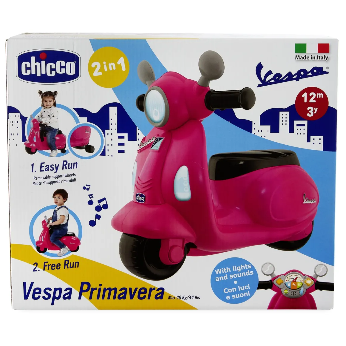 Cavalcabile vespa primavera rosa – avventura rosa su ruote