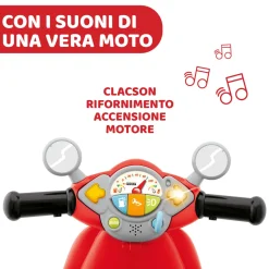 Cavalcabile vespa primavera rossa – divertimento in movimento