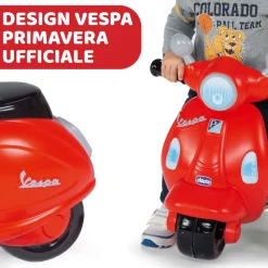 Cavalcabile vespa primavera rossa – divertimento in movimento