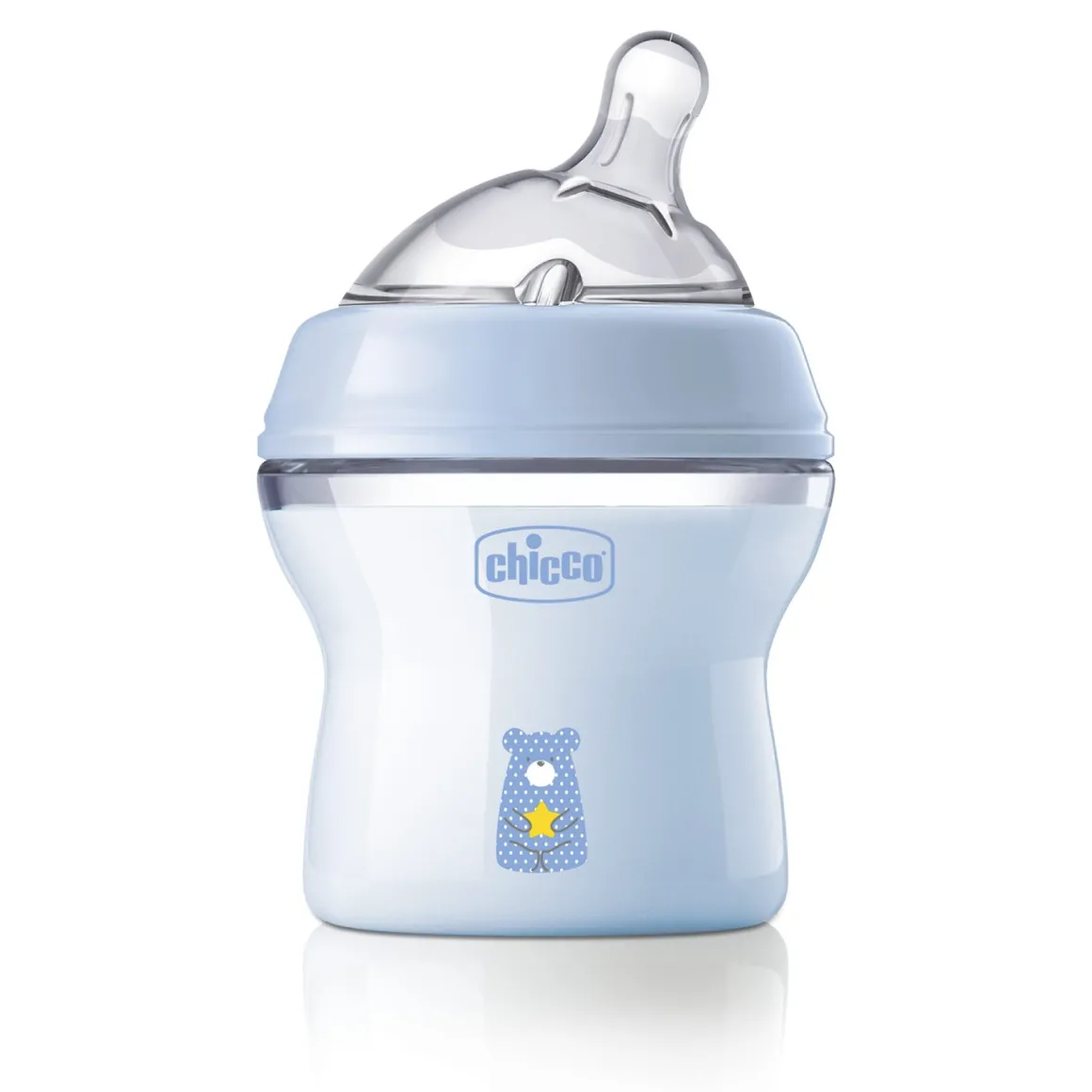 Chicco – biberon naturalfeeling neutro, 0m+, 150 ml, flusso lento