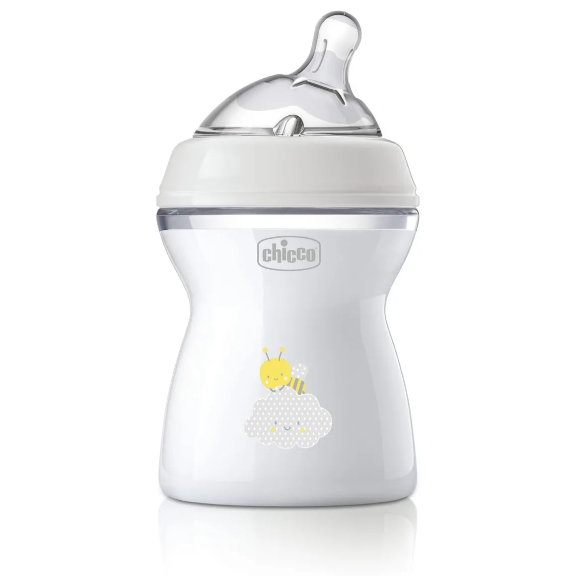 Chicco – biberon naturalfeeling neutro, 2m+, 250 ml, flusso medio