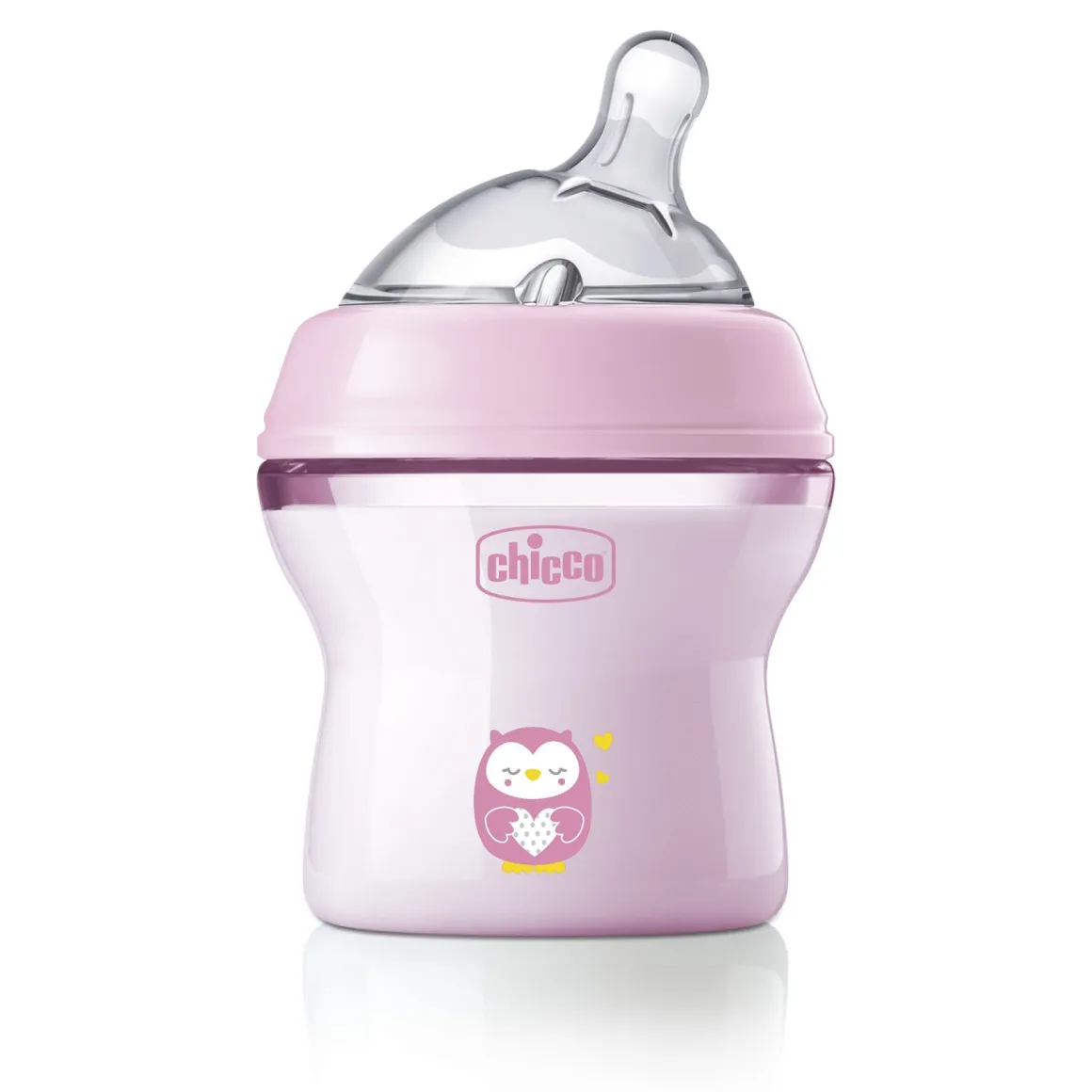 Chicco – biberon naturalfeeling neutro, 0m+, 150 ml, flusso lento
