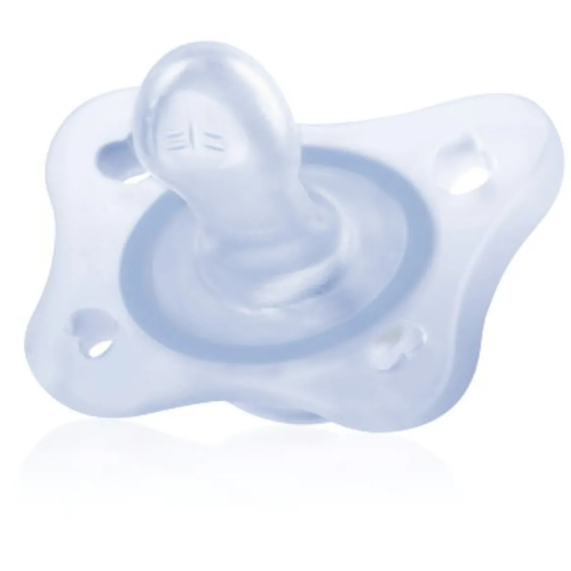 Chicco – gommottino silicone azzurro 0 -2m