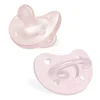 Chicco – physioforma gommotto rosa in silicone 2 pezzi | 2-6 mesi