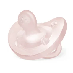 Chicco – physioforma gommotto rosa in silicone 2 pezzi | 2-6 mesi