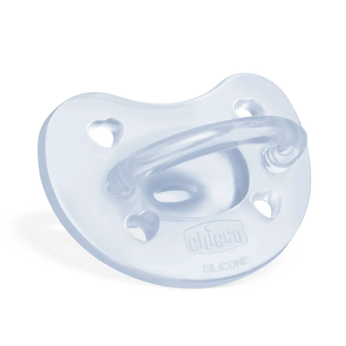 Chicco – physioforma gommotto azzuro/verde in silicone 2 pezzi | 2-6 mesi