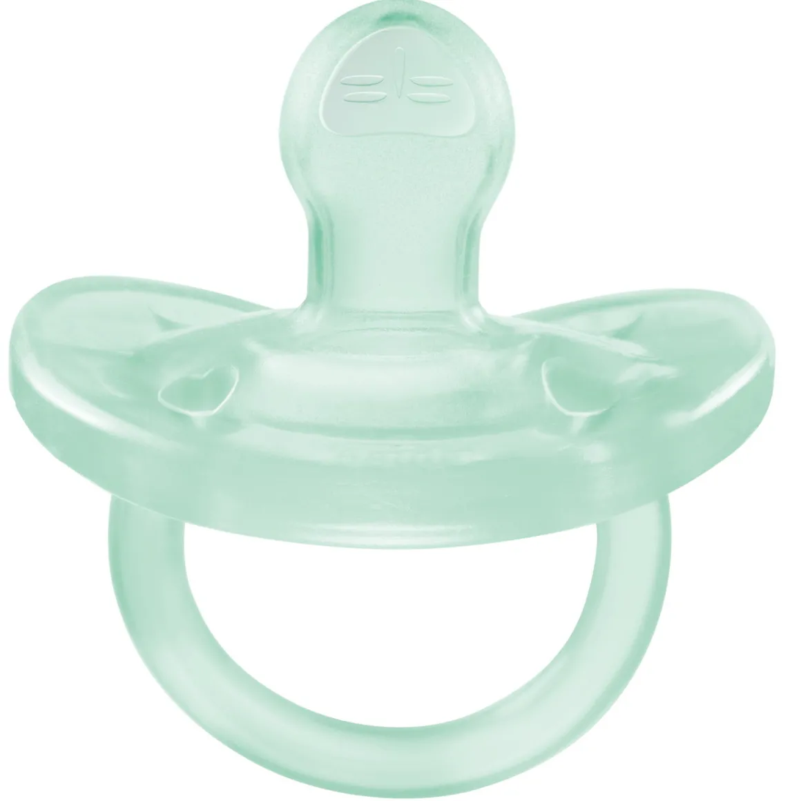 Chicco – physioforma gommotto azzuro/verde in silicone 2 pezzi | 2-6 mesi