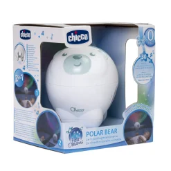 Chicco – proiettore orso polare azzurro – notte stellata
