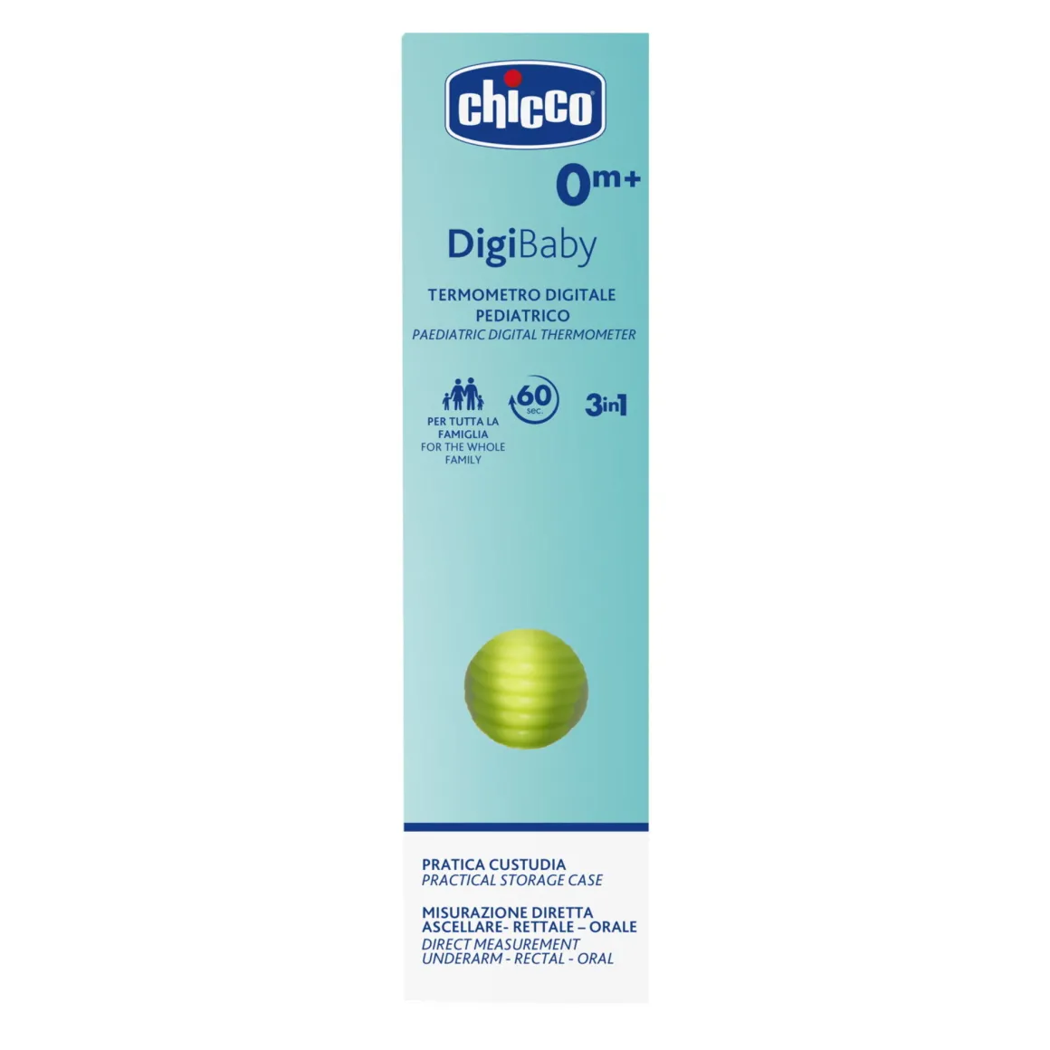Chicco – termometro digitale digi baby – articolo assortito 4 colori