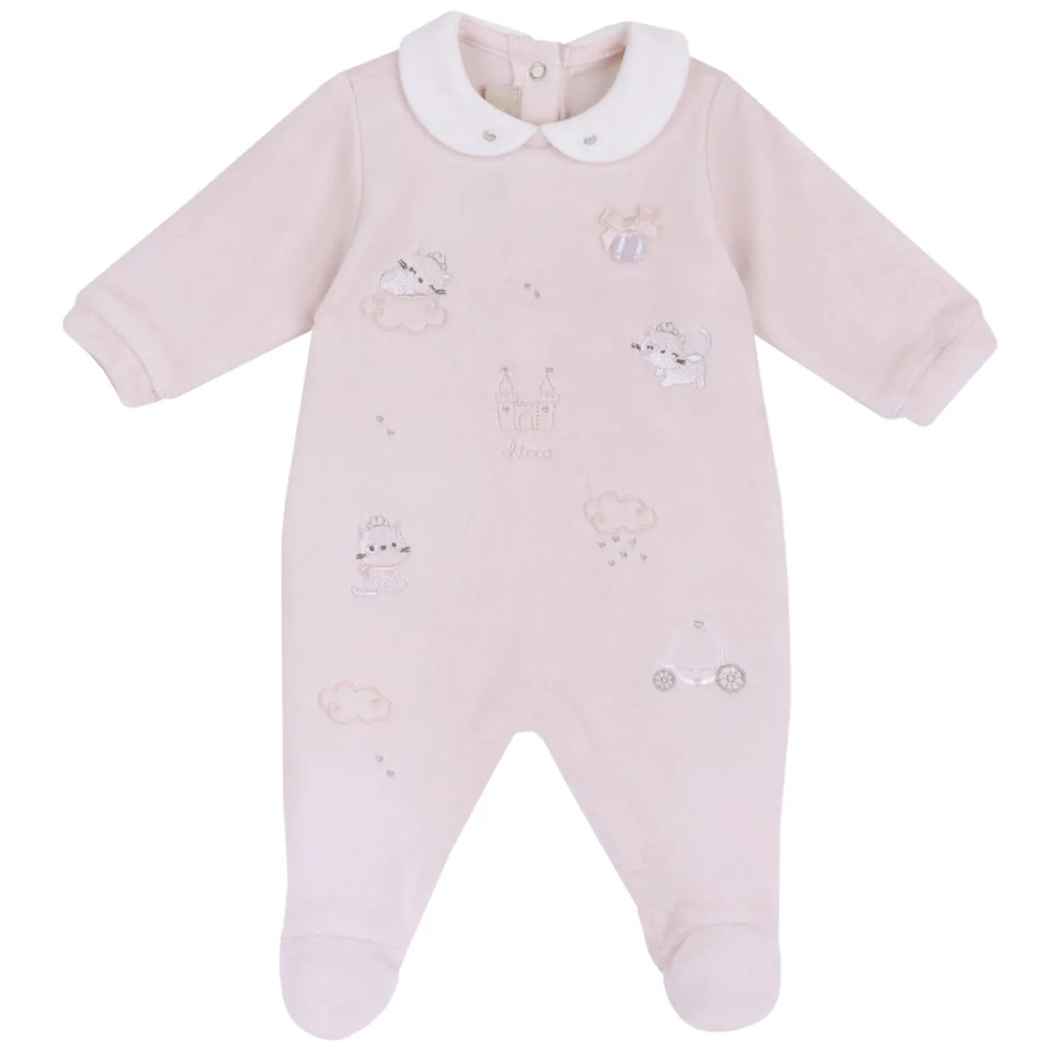 Chicco – tutina con apertura patello – in ciniglia