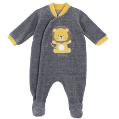 Chicco – tutina in ciniglia – con apertura davanti