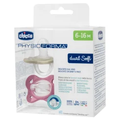 Chicco dual soft rosa 2 pezzi | 6-16m