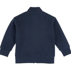 Chicco felpa blu con zip e scritta