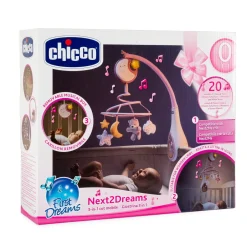 Chicco next2dreams giostrina rosa – sogni incantati