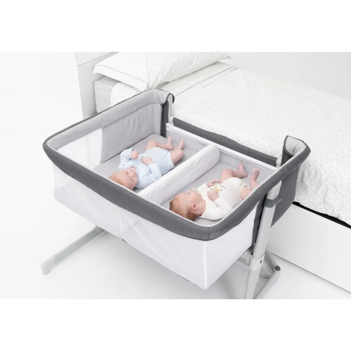 Chicco next2me twins magnet grey
