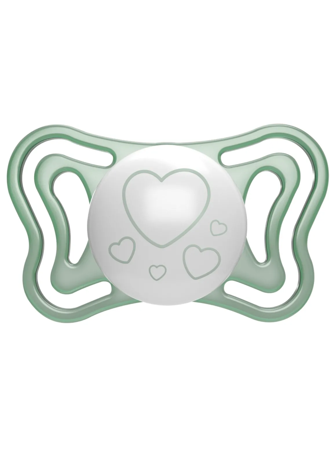 Chicco succhietto physio light lumi sil 2-6m 2 pz