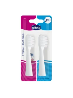 Chicco testine spazzolini elettrici 2 pz
