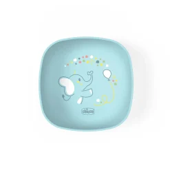 Ciotola con coperchio 6m+ azzurro – chicco