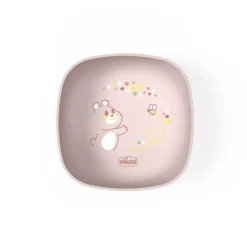 Ciotola con coperchio 6m+ rosa – chicco