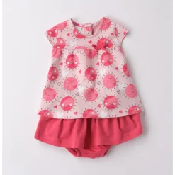 Completo corto gonna + ts fantasia soli