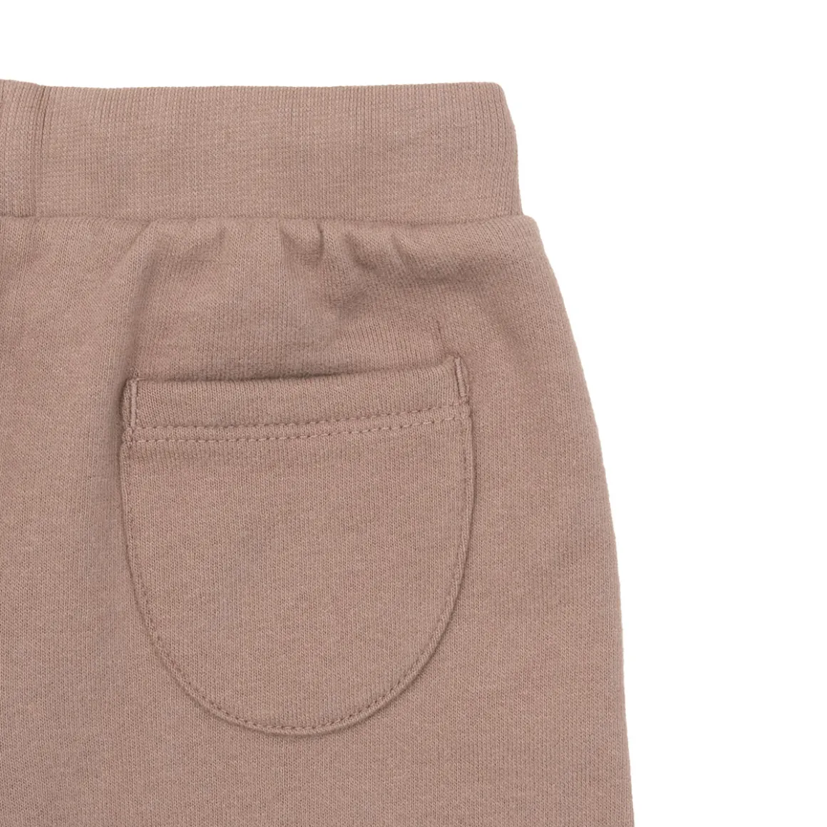 Completo jogging bimba bianco/marrone stampato