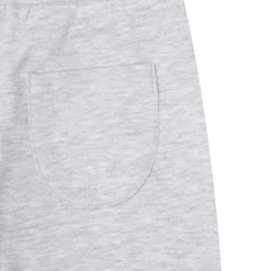 Completo jogging bimba con zip e cappuccio rosa/grigio