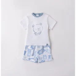 Completo mc t-shirt tu short ao orsetto