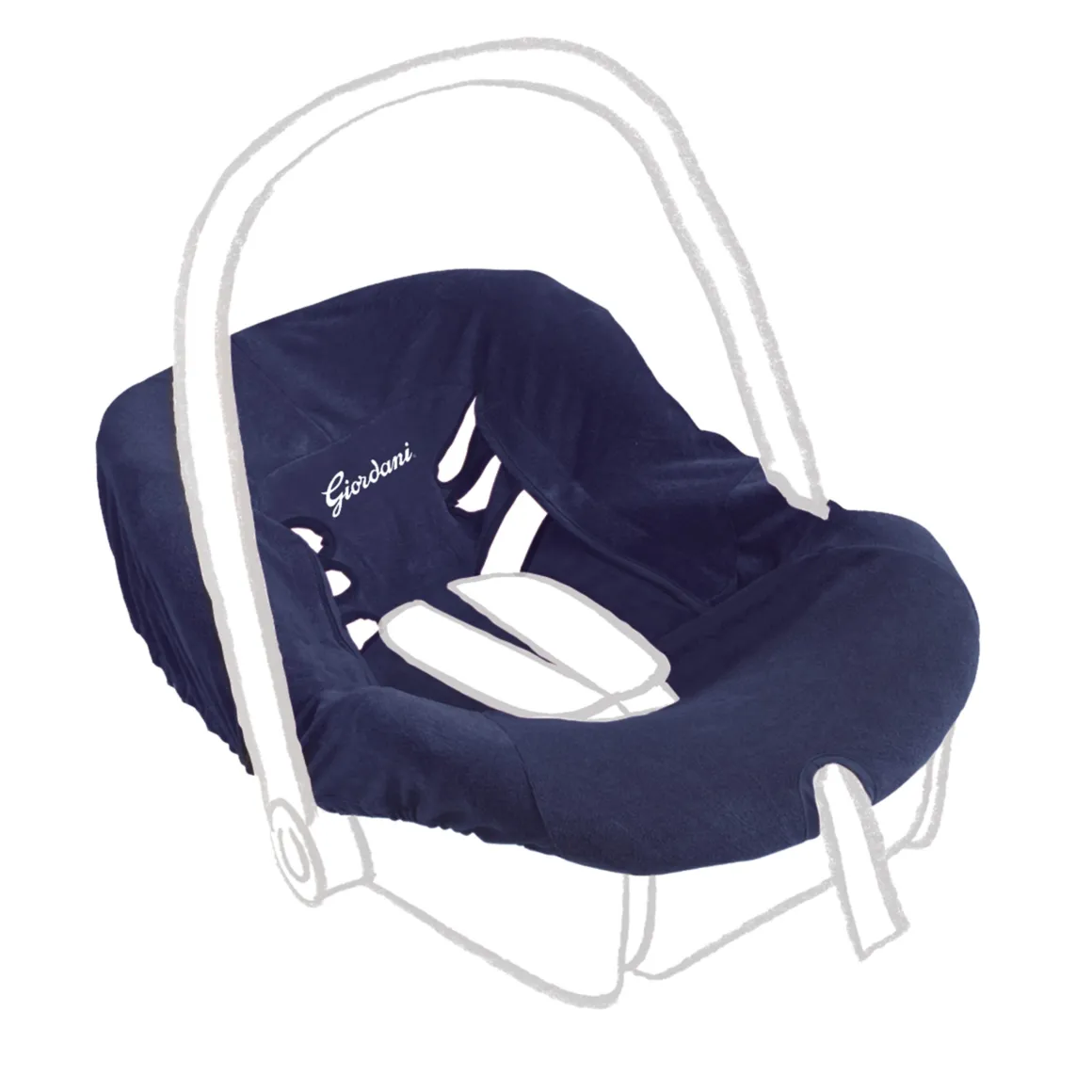 Copriseggiolino gr. 0+ blu navy