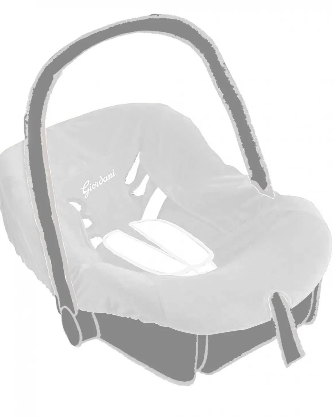 Copriseggiolio gr. 0+ bianco