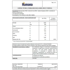 Crema biologica mais riso tapioca 200g – humana