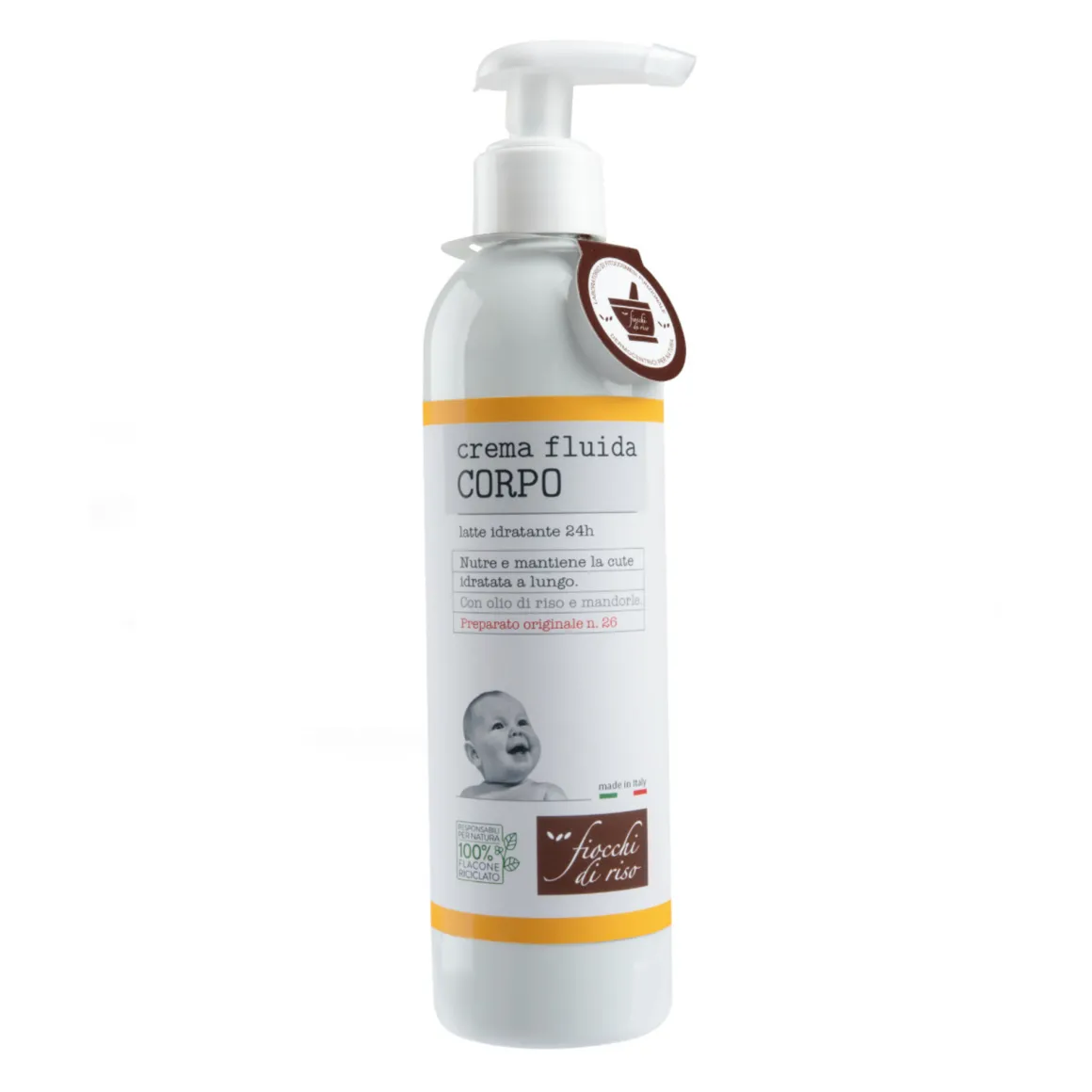 Crema fluida corpo 240ml – fiocchi di riso