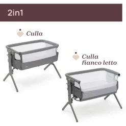 Culla next2me armonia steel – chicco