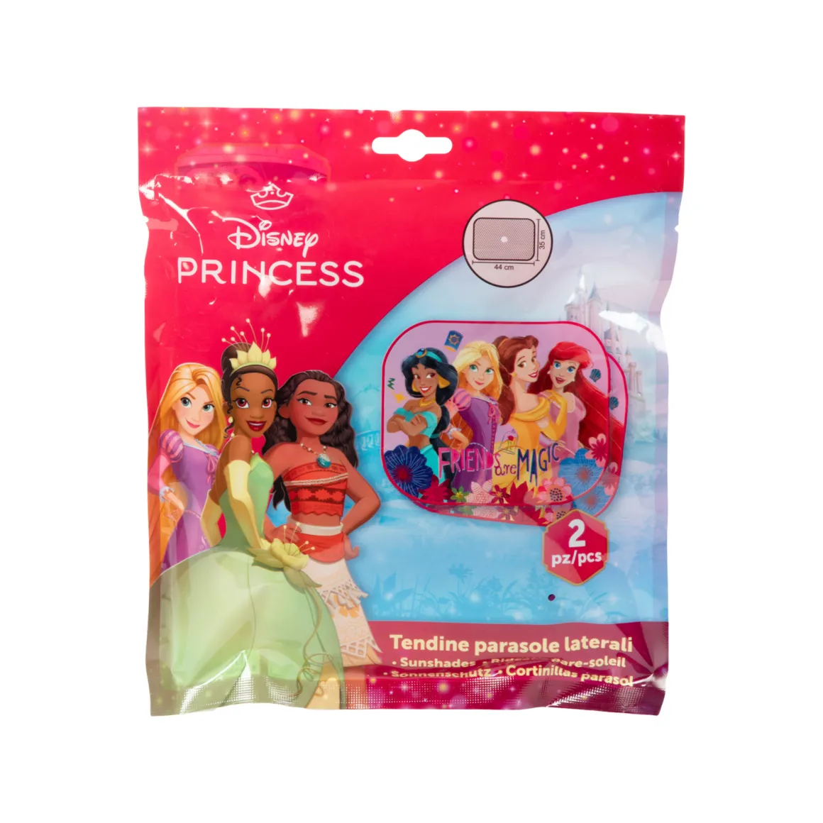Disney coppia tendine laterali princess 44×35 cm