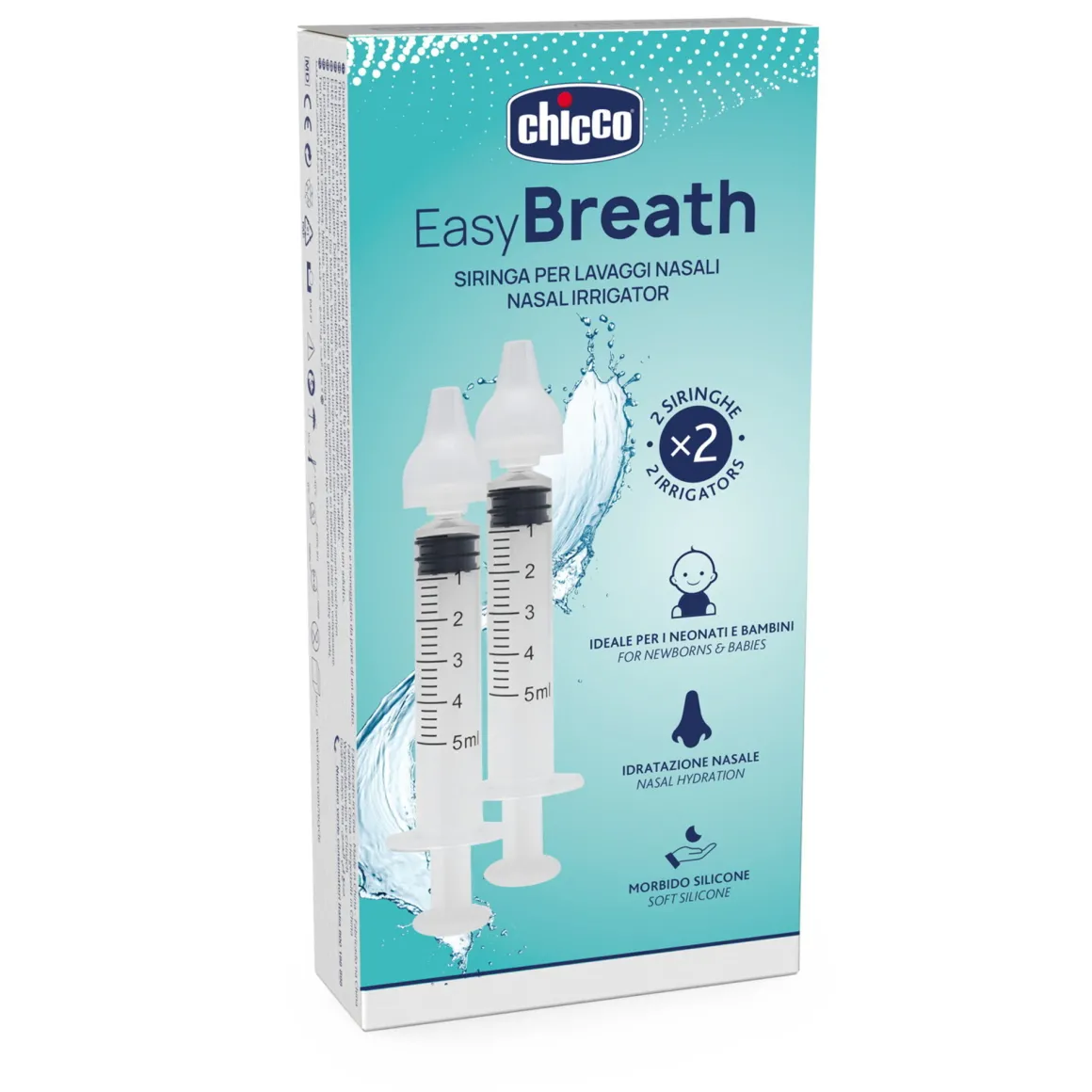Easy breath siringa lavaggi nasali 2pz – chicco